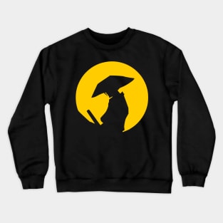 The only samurai in a boat and  life Crewneck Sweatshirt